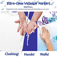 Crayola 10-Count Washable Ultra-Clean Broad Line Markers Tropical Arts & Crafts (58-7811)