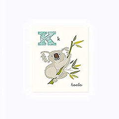 Sea Urchin Studio ABC Wall Art for Kids, K/Koala
