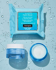 Neutrogena Hydro boost make-up removing cleansing wipes made with hydrating hyaluronic acid, 25 count