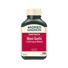 Adrien Gagnon - Maxi Garlic 1250 mcg, for Cardiovascular Health, Helps Reduce Blood Lipids, 300 tablets