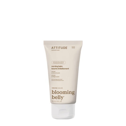 ATTITUDE Pregnancy Nursing Balm, Made in Canada, Dermatologically Tested, Vegan Maternity Products, Argan, 150 mL