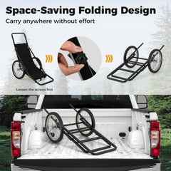 550 LBS Folding Deer Game Cart with Polyester Liner for Hunting