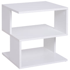 Light Nightstand - Slim Bedside Stand for Small Spaces
