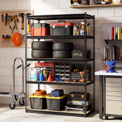 5-Tier Garage Shelving Unit 2200 LBS Heavy Duty Adjustable Utility Rack-Set of 4