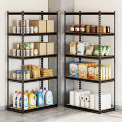 5-Tier Garage Shelving Unit 2200 LBS Metal Storage Shelves Adjustable Utility Rack-Set of 4