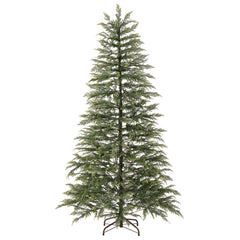 6.5 FT Pre-Lit Christmas Tree with 578 Soft TPE Tips, Gradient Foliage and 390 Colour LEDs