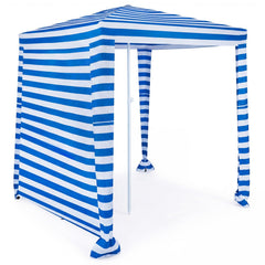 6.6 x 6.6 Feet Foldable and Easy-Setup Beach Canopy With Carry Bag-Navy