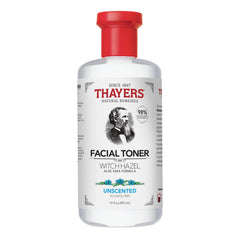 Thayers Witch Hazel Face Toner, Unscented, With Aloe Vera And Glycerin, Glass Skin, Reduces Pores, Smoothes Texture, 8 Hour Hydration, Suitable For Sensitive Skin Types, 355ml