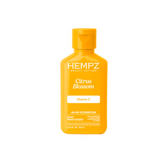 HEMPZ Body Lotion - Citrus Blossom Herbal Limited Edition Mini Daily Moisturizing Cream, Shea Butter, Aloe, Body Moisturizer - Skin Care Products, Hemp Seed Oil - Travel Size 2.25 Fl Oz