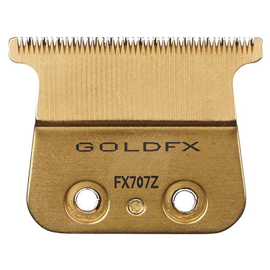 BaBylissPRO Barberology Ultra Thin DLC Titanium Zero-Gap Replacement Trimmer Blade, Gold T Blade (FX707Z)