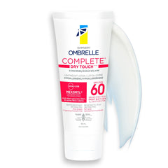 Garnier Ombrelle Complete Dry Touch Sunscreen Lotion, SPF 60, Travel Sunscreen, For Face & Body, For Sensitive Skin, Water-Resistant, Non-Sticky, Very High Broad Spectrum UVA/UVB Protection, 90ml