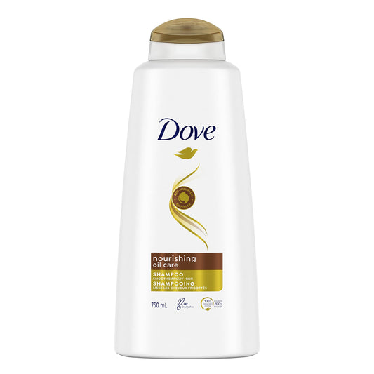 Dove Shampoo Nourishing Oil Care non greasy formula for frizz control and smooth hair 750 ML