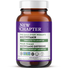 New Chapter Women's Multivitamin for Immune, Beauty + Energy Support with Fermented Nutrients - Every Woman's One Daily, Made with Organic Vegetables & Herbs, Non-GMO, Gluten Free, 30 Count