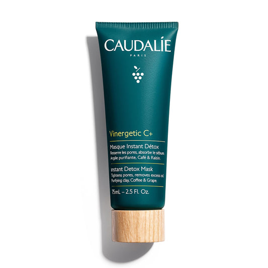 Caudalie Instant Detox Clay Mask - Cleanse and visibly tighten pores in 10 minutes, 2.5 oz.