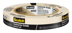 Scotch Painter's Tape Masking Tape Contractor Grade, 18 mm - 2020