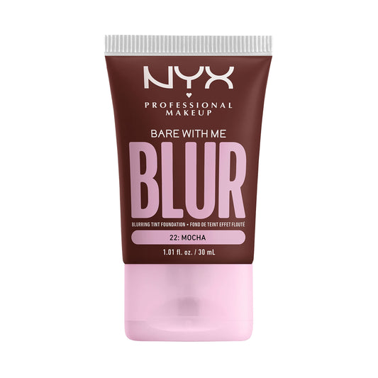 NYX PROFESSIONAL MAKEUP, Bare With Me, Tint Foundation, Medium buildable coverage, 12h hydration, Lightweight matte finish - 22 MOCHA