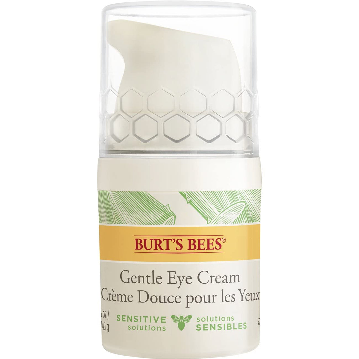 Burt's Bees Eye Cream for Sensitive Skin with Cotton Extract 98.9% Natural Origin, Developed with Dermatologists, 14.1g, Stocking Stuffer, Christmas Gift