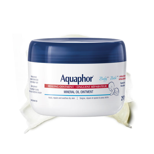 Aquaphor Baby Healing Ointment for Baby's Sensitive Skin, Multipurpose Ointment Helps Prevent Diaper Rash, Fragrance Free, Non Greasy Healing Ointment, Recommended by U.S. Pediatricians, 297g