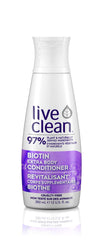 Live Clean Conditioner, Extra Body Biotin, 350 mL