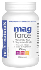 Prairie Naturals Mag force magnesium & malic acid - 90 caps