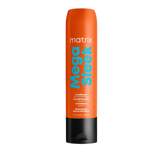 Matrix Frizzy Hair Conditioner, Mega Sleek, Controls Frizz and Nourishes Coarse Unruly Hair, Smoothing with Shea Butter, Protects Against Humidity, Packaging May Vary, Vegan