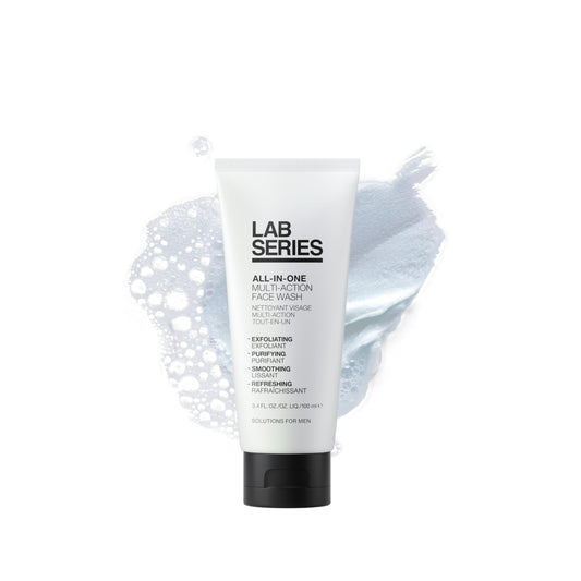 Lab Series All-In-One Multi-Action Exfoliating Face Wash - Men's Face Scrub - Cleanse and Purify Skin - Skin Care for Men, 100ml