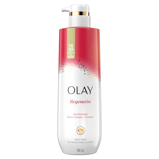 Olay Regenerist Body Wash with Niacinamide Serum Complex, 591 mL