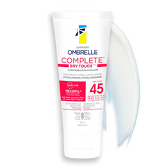 Garnier Ombrelle Complete Dry Touch Sunscreen Lotion, SPF 45, For Face & Body, For Sensitive Skin, Water-Resistant, Non-Greasy, Non-Sticky, Hypoallergenic, Fragrance-Free, High Broad Spectrum UVA/UVB Protection, 90ml
