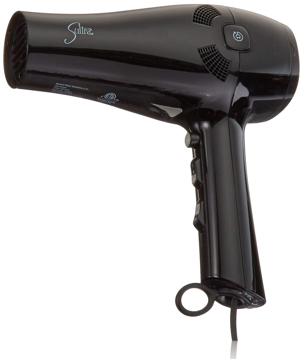 Sultra Style & Store Power Dryer with Retractable Cord, Black
