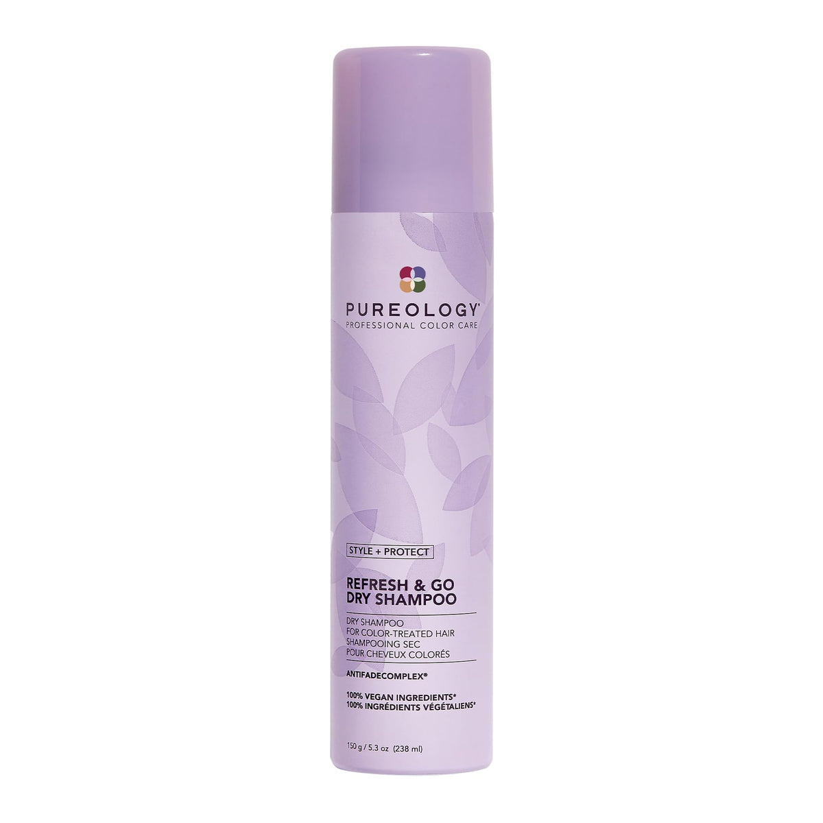 Pureology Style + Protect Refresh and Go Dry Shampoo, Color-Safe Oil Absorption & Texture for All Hair Types, Vegan, Sulfate-Free