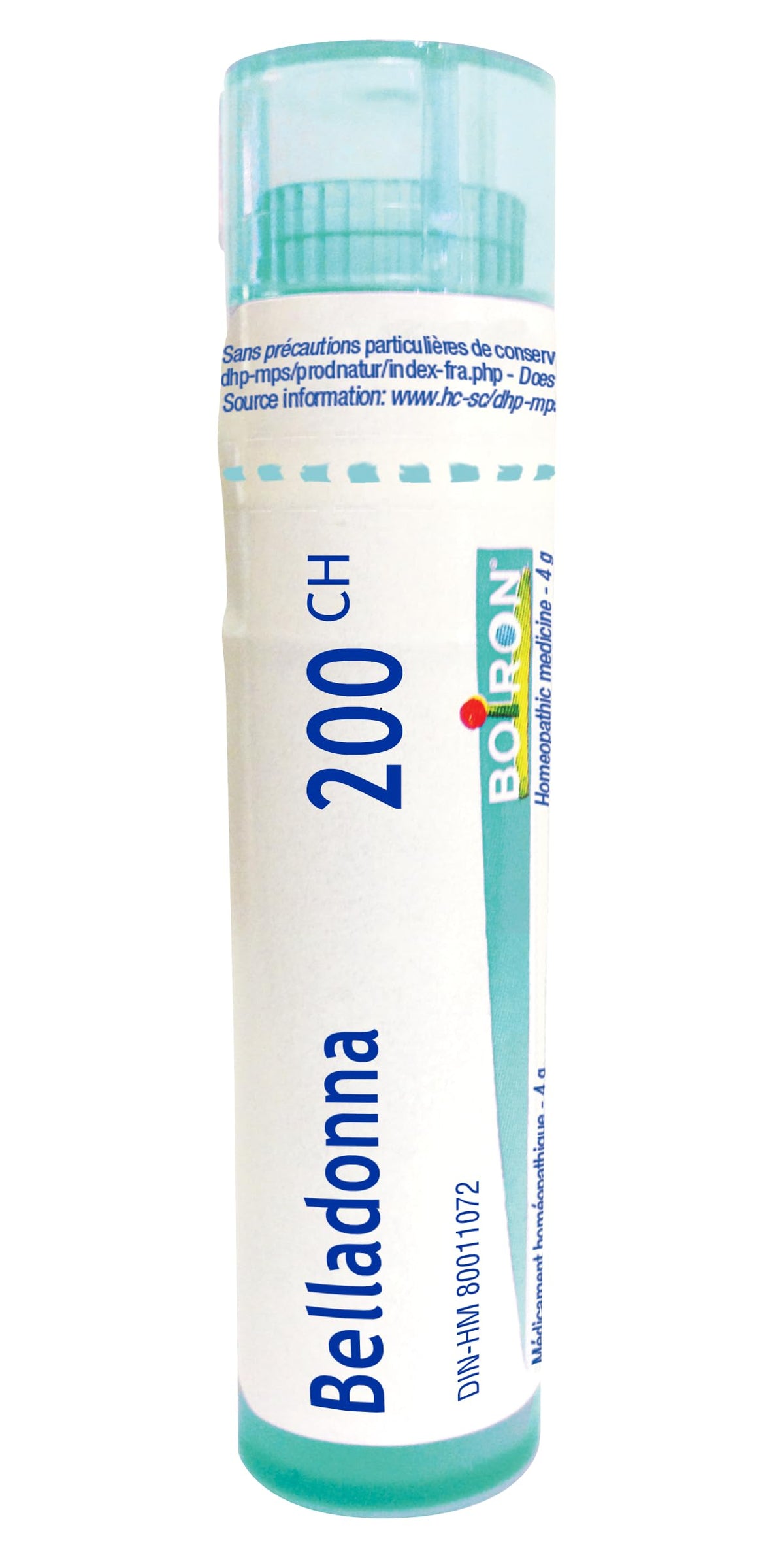 Belladonna 200ch,Boiron homeopathic medicine, 4g