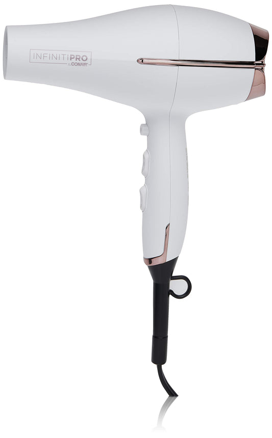 Conair 362C Infiniti Pro Tourmaline Ceramic Soft Touch Full Size Hair Dryer, 1875 watts Soft Velvet Touch Blow Dryer, Includes Concentrator, 3 heat/ 2 Speed Settings