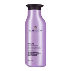 Pureology Hydrate Shampoo, Deep Moisture for Medium to Thick Dry Color-Treated Hair, Jojoba & Green Tea, Vegan, Sulfate-Free