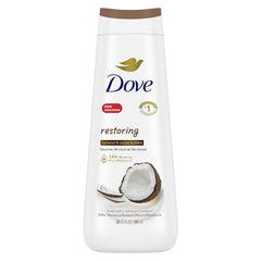 Dove Body Wash Restore Coconut & Cocoa Butter gentle body cleanser nourishes the skin 591 ml
