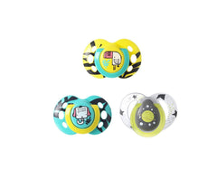 Tommee Tippee 3 Piece Day & Night Pacifier, 18-36 Months