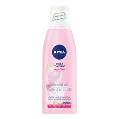 NIVEA Gentle facial toner for dry & sensitive skin | Facial toner gently tones & removes residue | NIVEA toner intensively moisturizes and cares for dry skin | 200 mL
