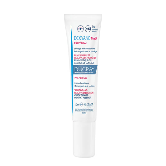Ducray - Dexyane MeD Palpebral Cream - Dry and Atopy-Prone Eyelid Skin - Sensitive and Reactive Eyelid Skin - 15ml