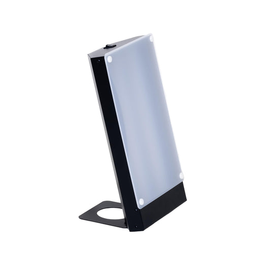 Northern Light Technologies Travelite - 10000 Lux Light Therapy Lamp - Full Spectrum Portable LED Lightbox Therapy Light for Natural Mood and Energy Enhancement, Sunlight Desk Lamp, Black