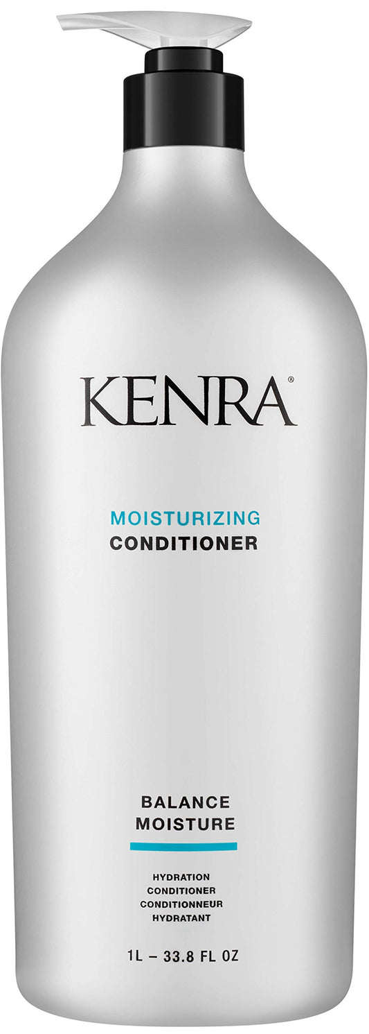 Kenra Moisturizing Shampoo/Conditioner |Balance Moisture | Fine To Medium Hair | Conditioner, 33.8 FL OZ