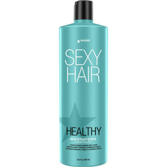 SexyHair Healthy Moisturizing Conditioner, 33.8 Oz | Moisture, Slip, Detangling, and Shine | SLS and SLES Sulfate Free | All Hair Types