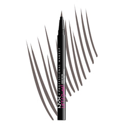 NYX Professional Makeup Lift & Snatch! Eyebrow Tint Pen, Grey Black, 1 mL