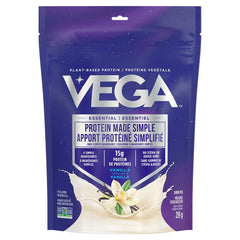 Vega Protein Made Simple Vanilla (10 Servings) Stevia Free Vegan Protein Powder, Plant Based, Healthy, Gluten Free, Pea Protein for Women and Men, 259g