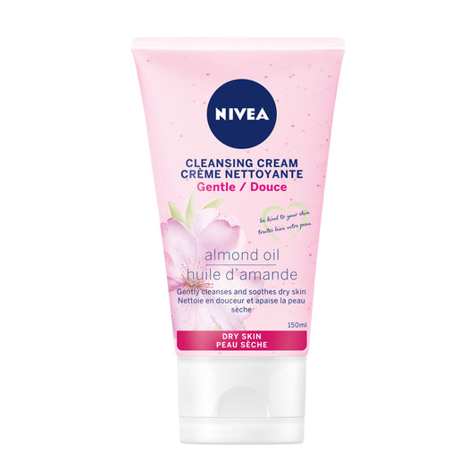 NIVEA Gentle Facial Cleansing Cream for Dry Skin, 150mL