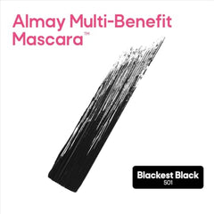 Almay One coat multi-benefit mascara, Hypoallergenic, Blackest black, Volume, Length, Definition, 7ml