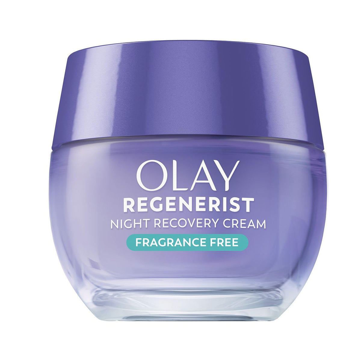 Olay Face Moisturizer, Anti-Aging Night Cream for Women - Fragrance-Free Skin Care, Instant Hydration, Anti-Wrinkle, Reduces Fine Lines, Exfoliates, Smooths Texture - Niacinamide, Amino Pepitde, 50 mL [Packaging may Vary]