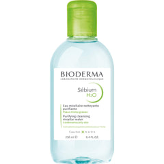 Bioderma - Sébium H2O - Micellar Water - Cleansing and Make-Up Removing - for Combination to Oily Skin, 8.4 Fl Oz (Pack of 1)