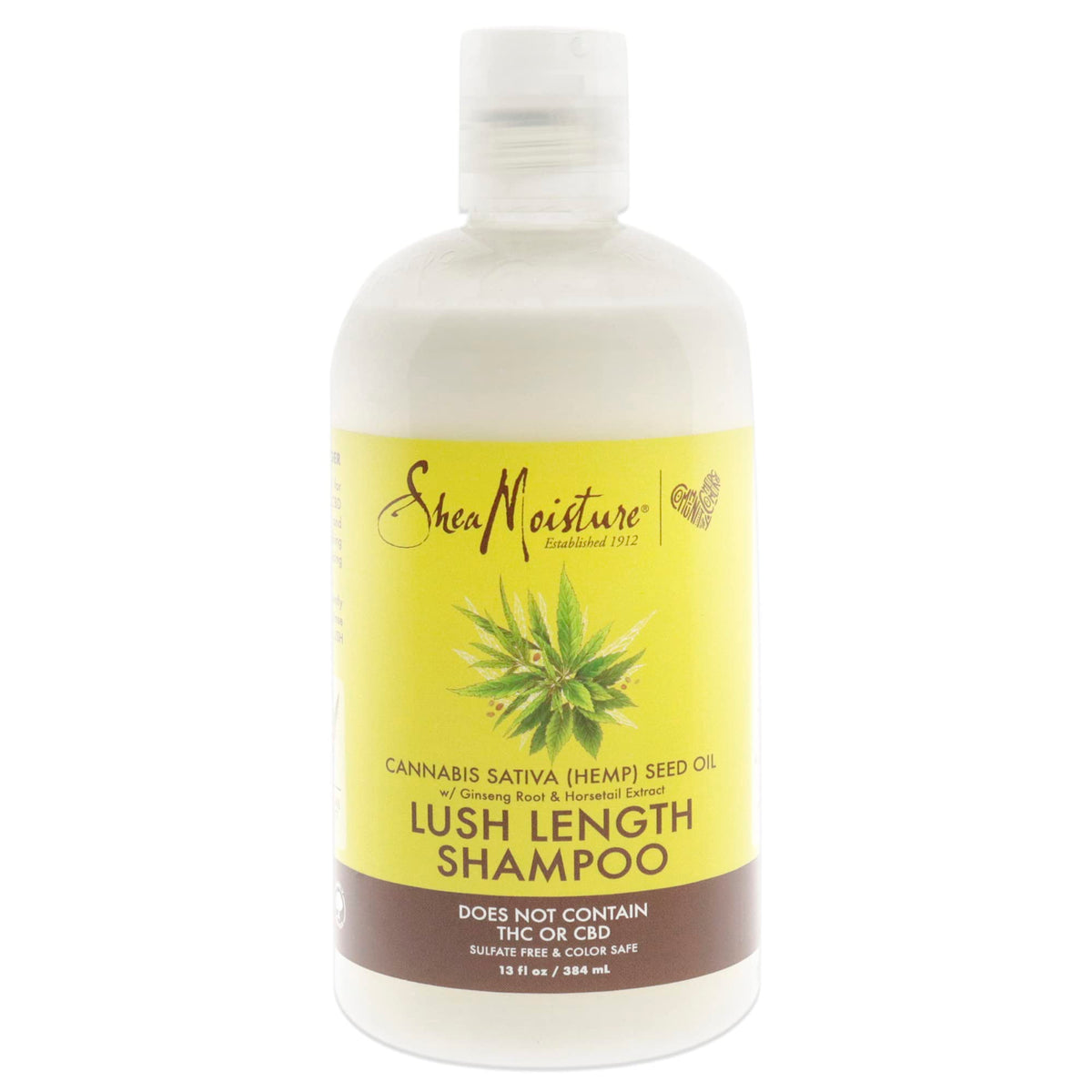 SheaMoisture Shampoo for dry hair Hemp Seed Oil with Ginseng Root & Horsetail Extract 384 mL