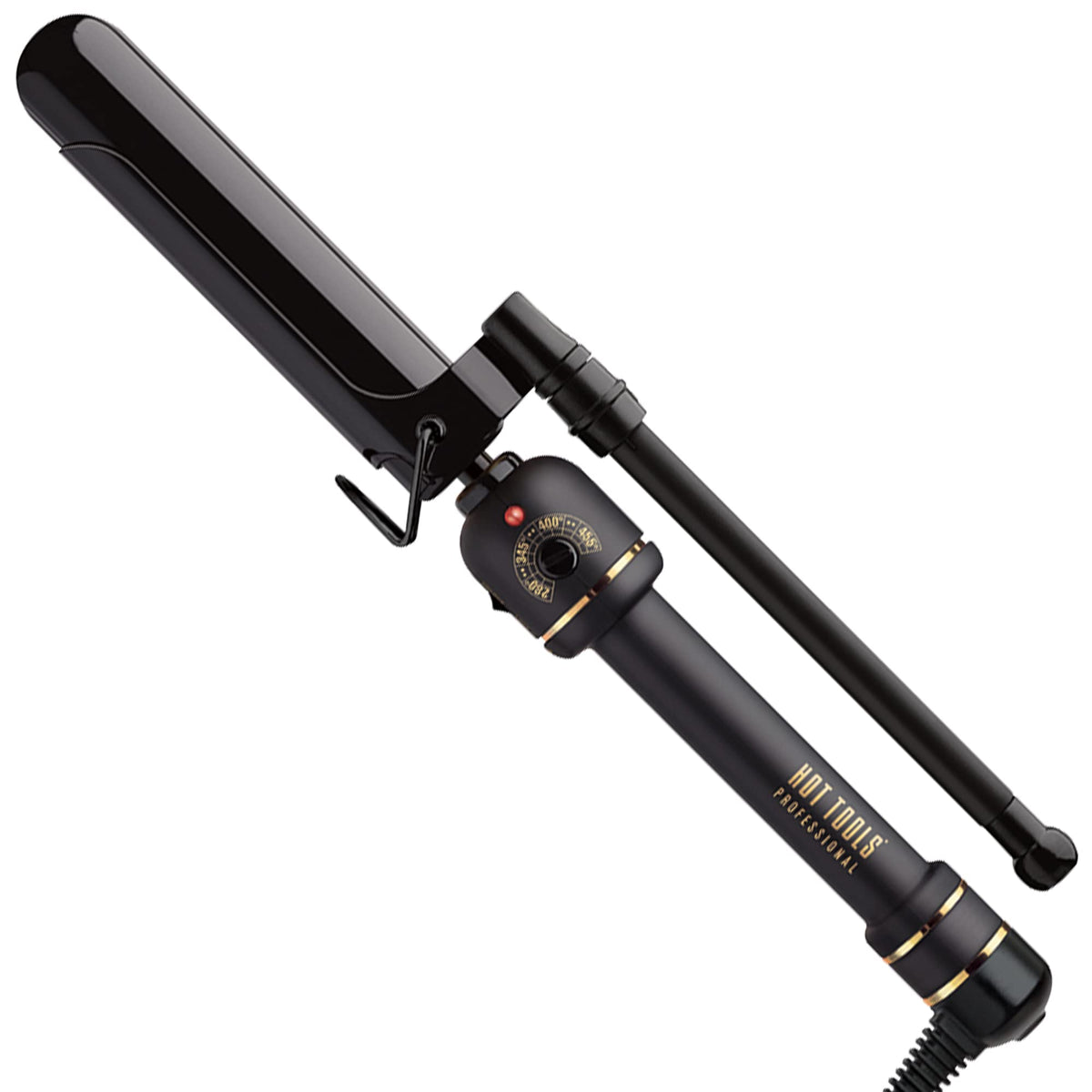 HOT TOOLS Black Gold 1 1/4" Salon Marcel Curling Iron/Wand