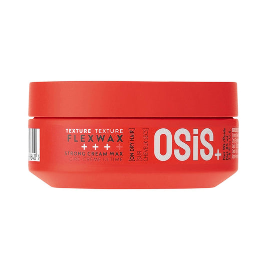 Schwarzkopf Professional OSiS+ Flexwax Strong Hold Hair Cream | Natural Shine & Texture | Long Lasting Hold for All Hair Types, 85mL