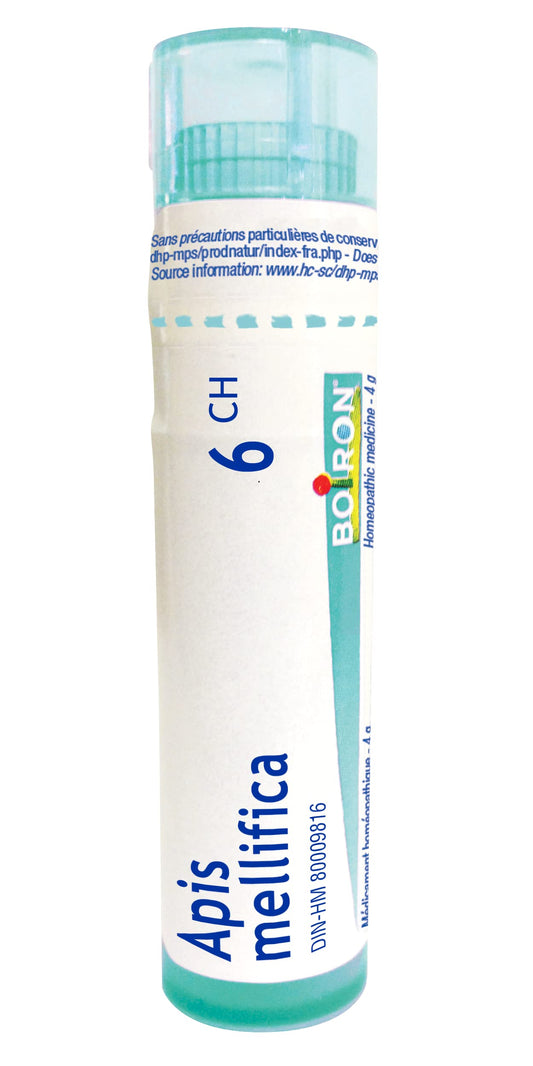Apis mellifica 6ch,Boiron homeopathic medicine, 4g